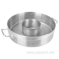 Stainless Steel Compound Bottom Separated Short Pot